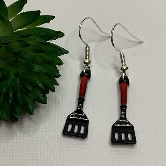Spatula Earring, Cooking Earring, Chef Earring, Funny Food Earring, Gift Idea - Picture 1 of 4